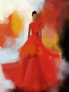 ny_fashion_week_spring_2012_Christian_Siriano_red_dress_Beverly_Brown-S